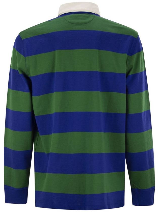 Striped Polo Shirt Green Royal - POLO RALPH LAUREN - BALAAN 3