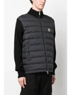 Moncler Men s Tricot Logo Patch Knit Mix Cardigan Jacket Black 9B00020 M1115 999 - MONCLER - BALAAN 3