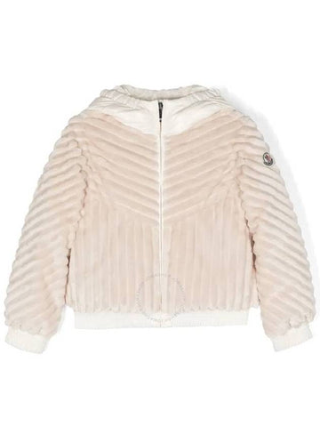 Moncler Girls Pedrix Logo-Patch Hooded Jacket, Size 10Y - MONCLER - BALAAN 1