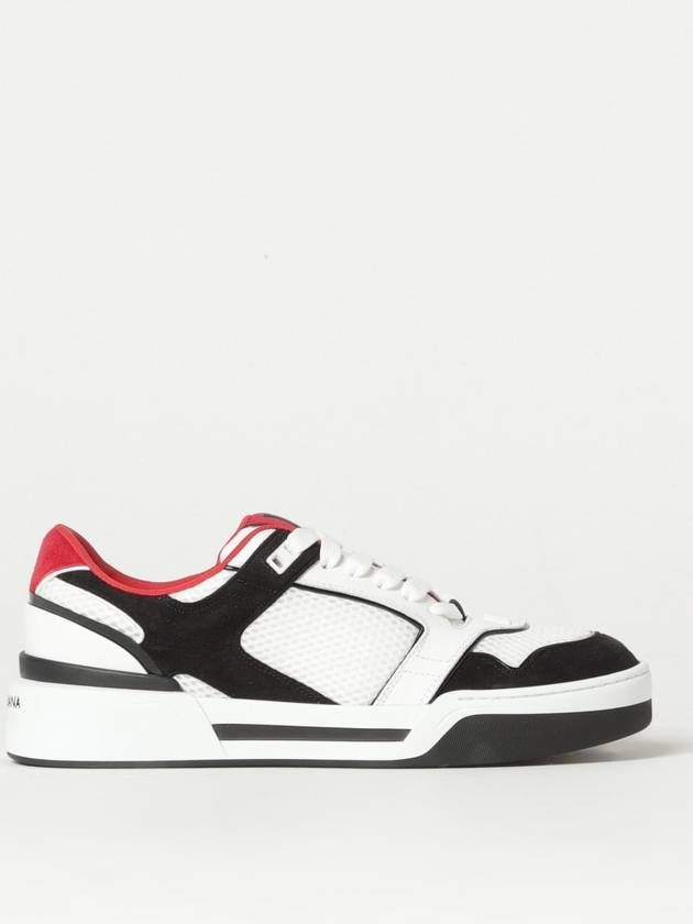 Sneakers Dolce &amp; Gabbana in pelle e mesh - DOLCE&GABBANA - BALAAN 1