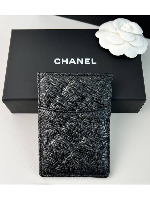 Crystal CC Logo Card Wallet Black Caviar AP3404B1292894305 - CHANEL - BALAAN 5