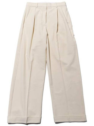 Straight Pants 21311231 001 21311231600 Ivory - MAX MARA - BALAAN 1