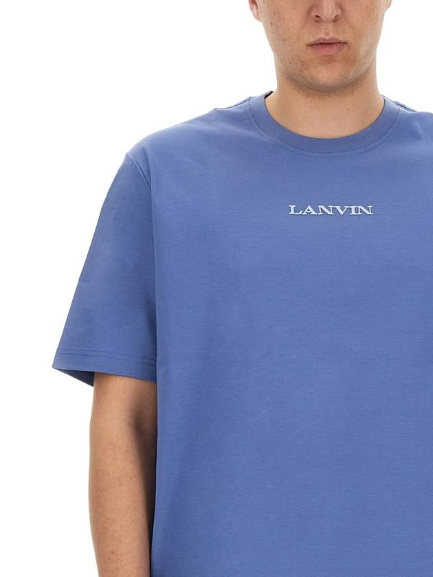 Long Sleeve T-Shirt RM TS0010 J134 E24 224 CORNFLOWER - LANVIN - BALAAN 6