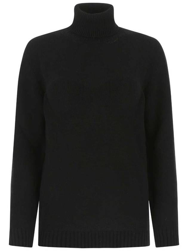 Women's Cashmere Turtleneck Black - PRADA - BALAAN 2