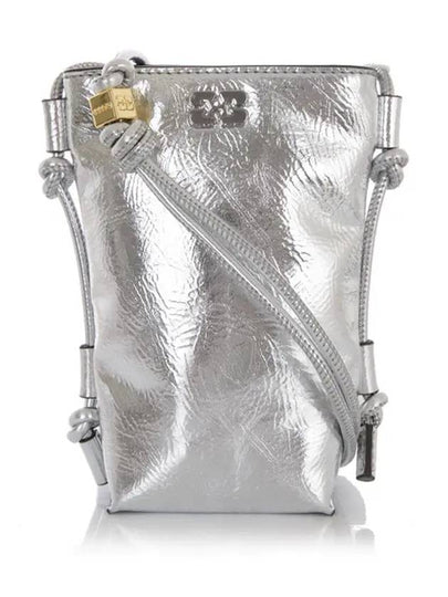 Bou Metallic Cross Back Silver - GANNI - BALAAN 2