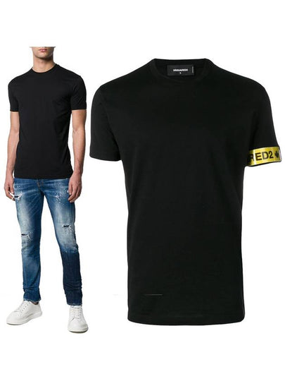 Cool Fit Short Sleeve T-Shirt Black - DSQUARED2 - BALAAN 2