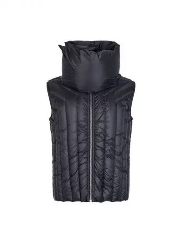 MEN funnel neck goose down padded vest black 270843 - RICK OWENS - BALAAN 1