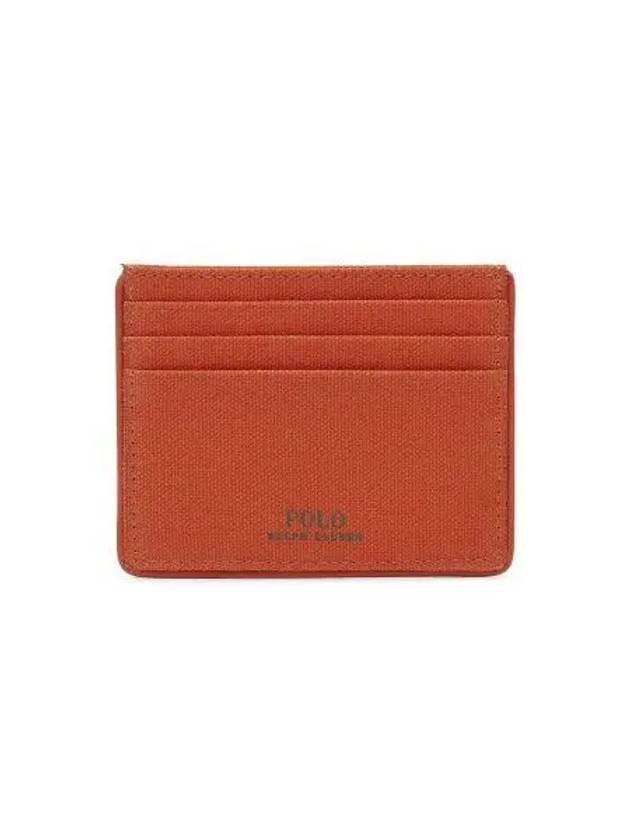 Polo Logo Card Case Orange - POLO RALPH LAUREN - BALAAN 2