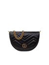 GG Marmont Matelasse Chain Mini Bag Black Leather - GUCCI - BALAAN 2
