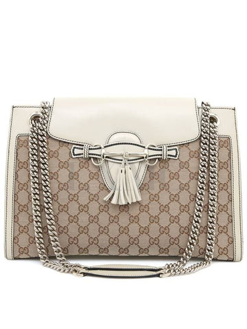 Emily chain shoulder bag 295403 Horsebit flap tassel - GUCCI - BALAAN 1