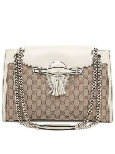 Emily chain shoulder bag 295403 Horsebit flap tassel - GUCCI - BALAAN 1