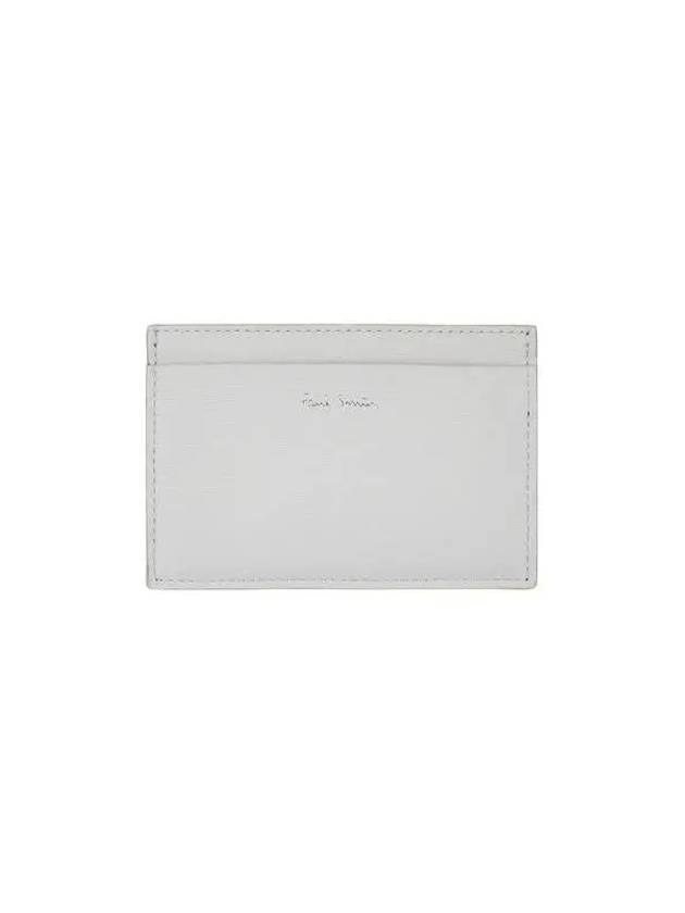 PS Color Block Leather Card Holder Gray - PAUL SMITH - BALAAN 1