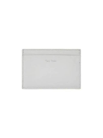 PS Color Block Leather Card Holder Gray - PAUL SMITH - BALAAN 1