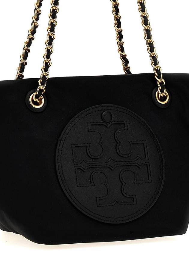 Women's Ella Nylon Tote Bag Black - TORY BURCH - BALAAN 4