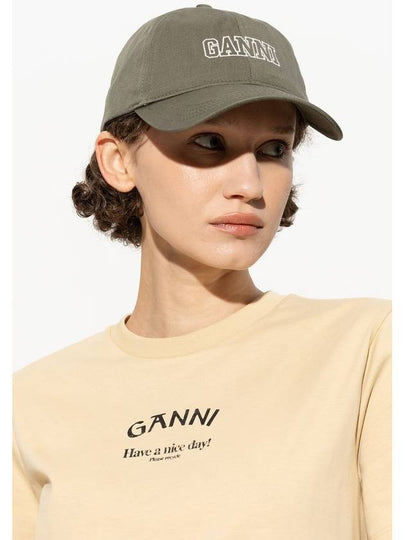 Ganni Baseball Cap, Women's, Green - GANNI - BALAAN 2