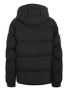 Men's UW1537 YC4020 01 Logo Patch Down Padded Jumper Black - KITON - BALAAN 2