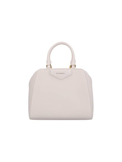 Antigona Cube Leather Mini Bag White - GIVENCHY - BALAAN 2