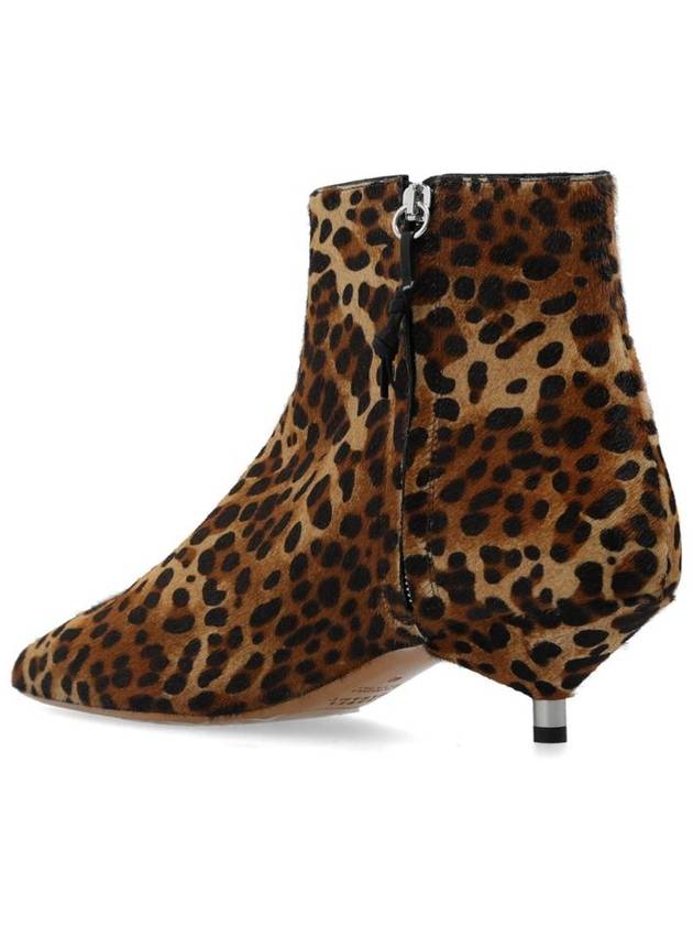 Isabel Marant Eana 45Mm Leopard-Print Ankle Boots - ISABEL MARANT - BALAAN 5