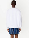 Logo Print Sweatshirt White - AMI - BALAAN 11