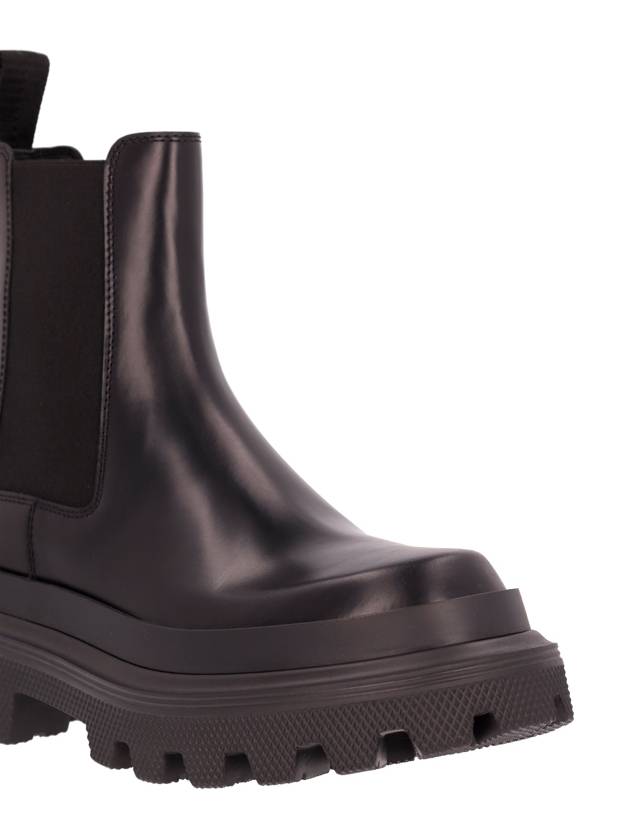 Men's Leather Chelsea Boots Black - DOLCE&GABBANA - BALAAN 5