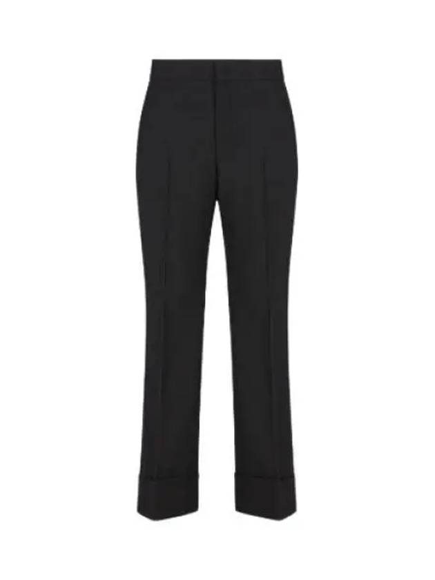 Horsebit Metal Detail Straight Pants Black - GUCCI - BALAAN 2