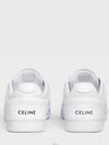 logo on leather low top sneakers white - CELINE - BALAAN 6