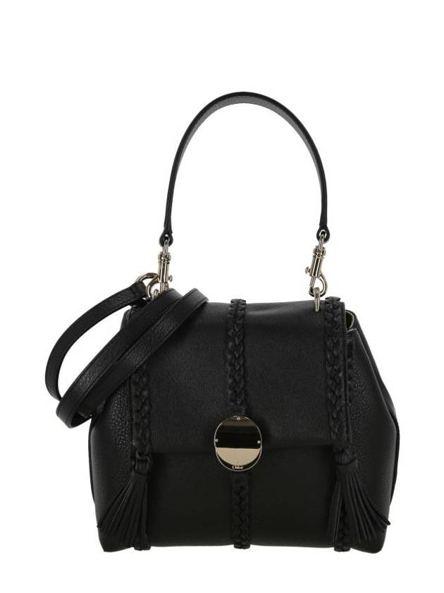 Penelope Leather Shoulder Bag Black - CHLOE - BALAAN 1