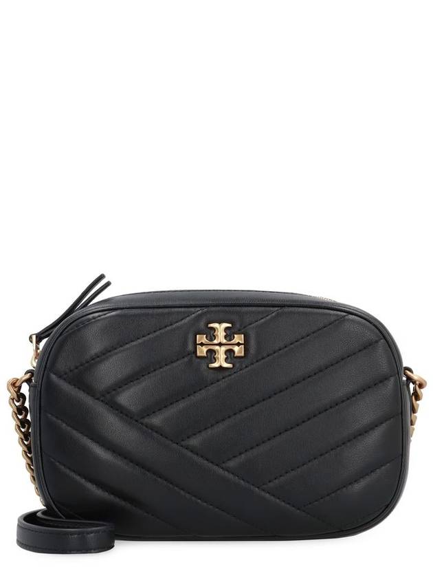 Chevron Kira Small Camera Cross Bag Black - TORY BURCH - BALAAN 2