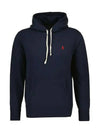 Embroidered Logo Pony Hoodie Navy - POLO RALPH LAUREN - BALAAN 2