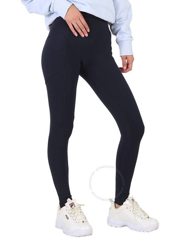 Women's Skuba Logo Print Leggings Navy - STELLA MCCARTNEY - BALAAN 4