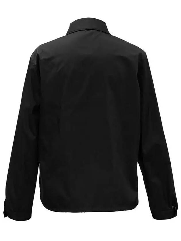 Re-Nylon Zip Up Gabardine Blouson Jacket Black - PRADA - BALAAN 3