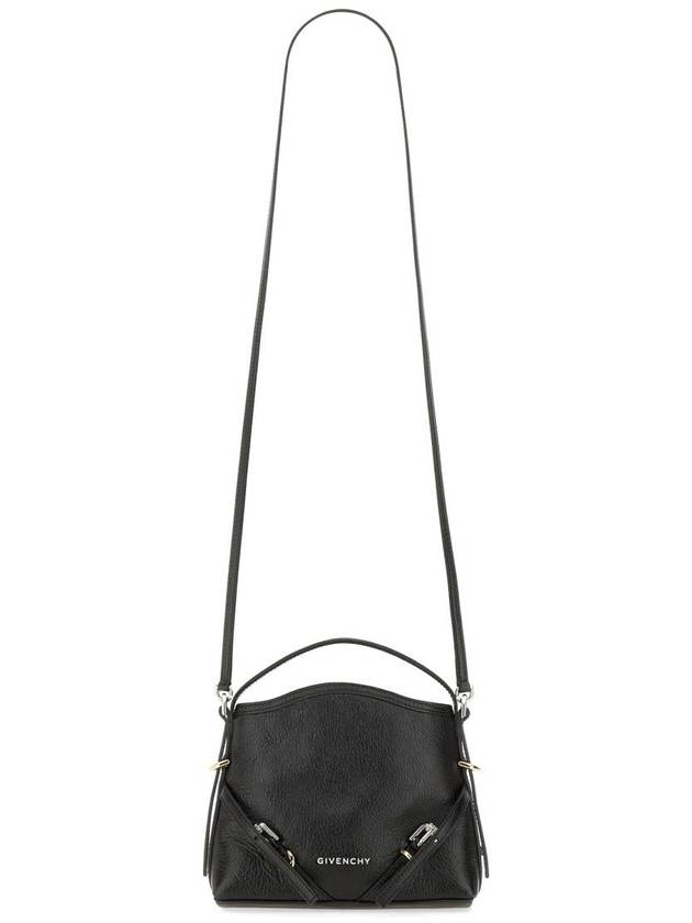 Nano Boisille Leather Cross Bag Black - GIVENCHY - BALAAN 3