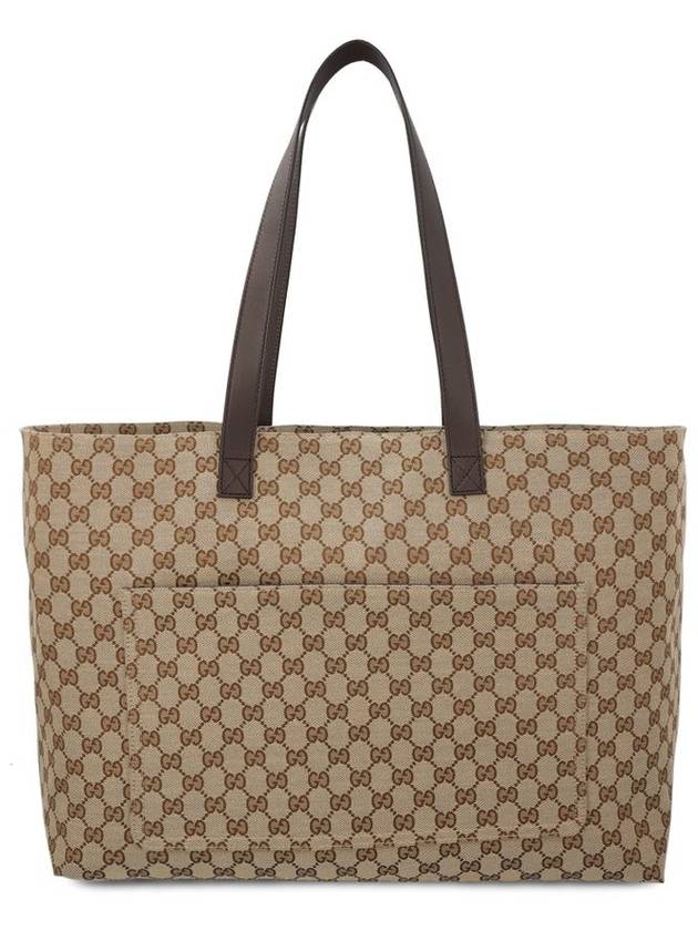 GG Canvas Large Tote Bag Beige - GUCCI - BALAAN 3