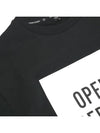 Logo Cut-Off Brushed Short-Sleeve T-Shirt Black - OPENING CEREMONY - BALAAN 4