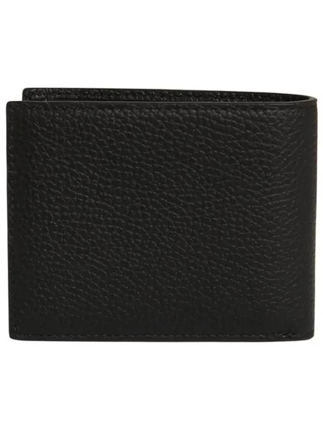 Ribbon ID Leather Folding Wallet Black - BALLY - BALAAN 3