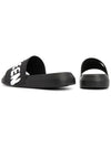 Men's Graffiti Rubber Pool Slippers Black - ALEXANDER MCQUEEN - BALAAN 7