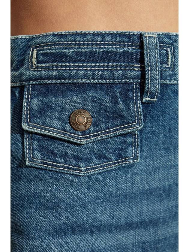 Chloé Jeans With Vintage Effect, Women's, Blue - CHLOE - BALAAN 5