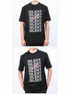 printed short sleeve t-shirt black - LANVIN - BALAAN 3