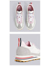 Tech Runner Low Top Sneakers White Pink - THOM BROWNE - BALAAN 6