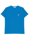 Fox Head Patch Classic Short Sleeve T-Shirt Enamel Blue - MAISON KITSUNE - BALAAN 2