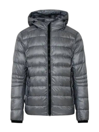 Crofton Hooded Label Padding Grey - CANADA GOOSE - BALAAN 1