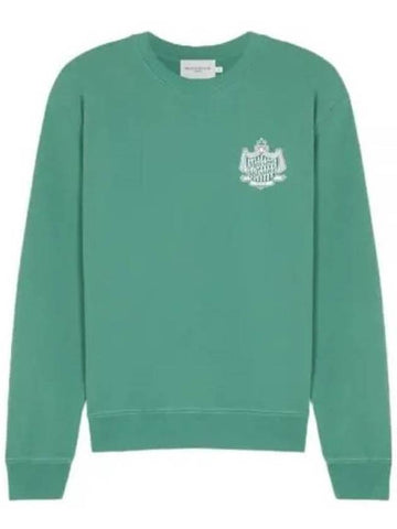 Logo Comfort Sweatshirt Green - MAISON KITSUNE - BALAAN 1