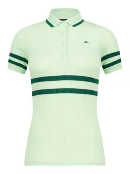 Women's Moira Polo Shirt Patina Green - J.LINDEBERG - BALAAN 2