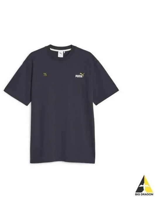 No 1 Logo Celebration Short Sleeve T Shirt Navy 621739 16 - PUMA - BALAAN 1