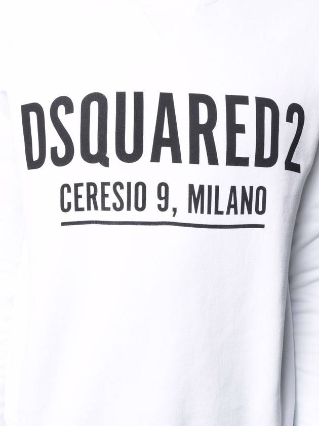 Dsquared logo print sweatshirt white S71GU0448S25516 EX S25042 - DSQUARED2 - BALAAN 5