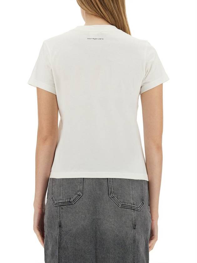 Courrèges T-Shirt With Logo - COURREGES - BALAAN 3