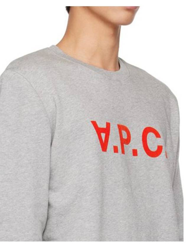 VPC Logo Crew Neck Sweatshirt Grey - A.P.C. - BALAAN 9