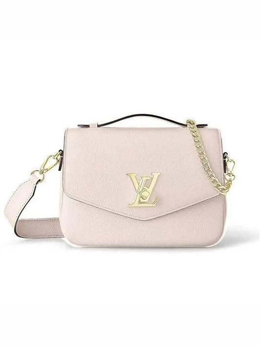 Oxford Lock Me Leather Shoulder Bag Beige - LOUIS VUITTON - BALAAN 2