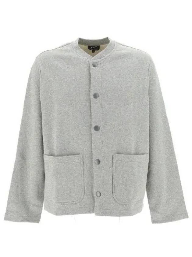 Men's Stevie Cardigan Grey - A.P.C. - BALAAN 2