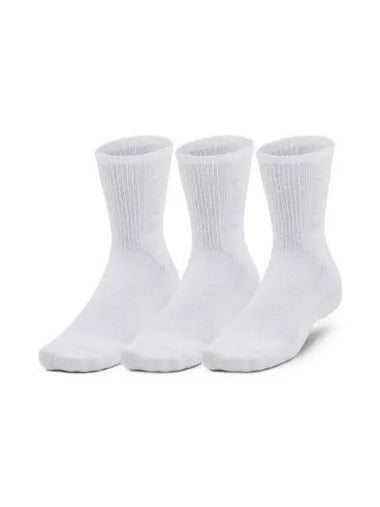 3 MAKER pack mid crew socks 1373084 100 - UNDER ARMOUR - BALAAN 1